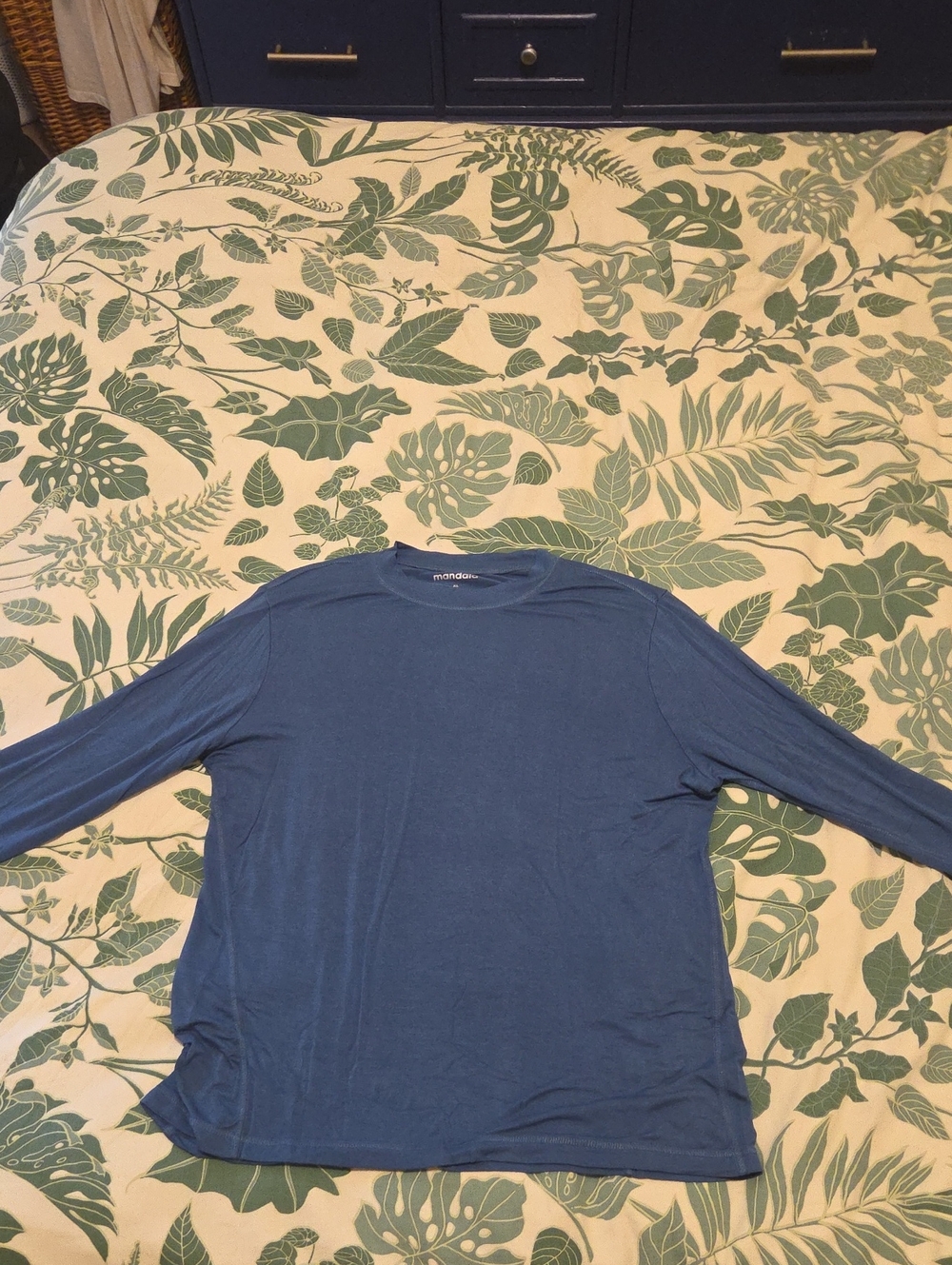 Mandala Underscrub Base Layer - Men's Long-Sleeve, Blue, Size XL